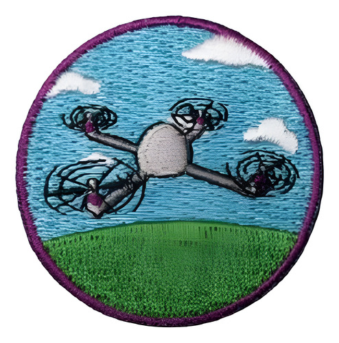 Mini Uavs Insignia De Habilidad, Parche Para Planchado