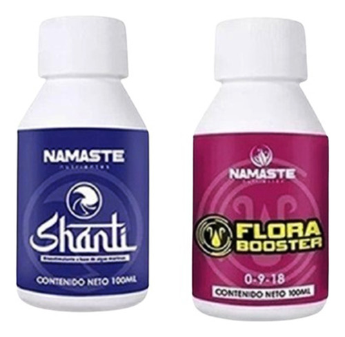 Combo Shanti + Flora Booster 100 Ml Namaste  - Ramos Grow