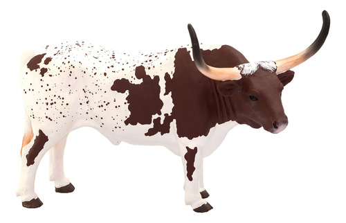 Mojo Texas Longhorn Bull - Figura De Juguete Realista De Ani