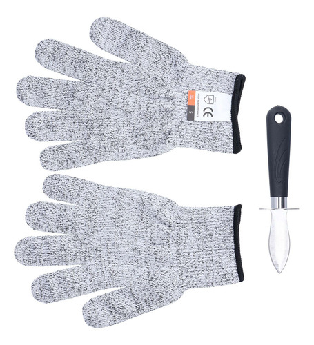 Cuchillo Para Abrir Ostras Nivel 5 Protección Resistente A L