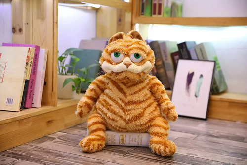 Boneco De Pelúcia Garfield Com Personalidade Suave
