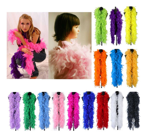 Decoración De Ropa De Boa Con Plumas De Pavo (paquete) Para