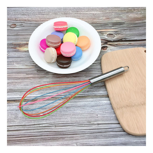 Misturador Manual Silicone Egg Beater 12 Para Cozinha E