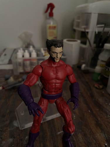 Cabeza Wolverine Logan 3d 1/12 Legends (Usado)