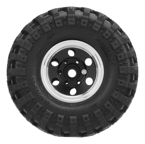 Llanta Beadlock De Aleación De Aluminio Negra Negra 1.0 Tire