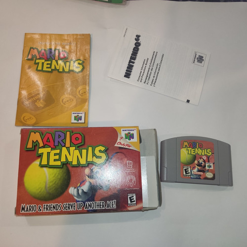 Mario Tennis De Nintendo 64 N64 Caja E Instructivo