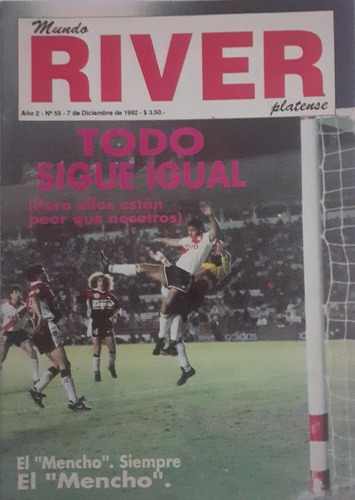 Mundo Riverplatense 55 Lanus 3 River 2 Año 1992