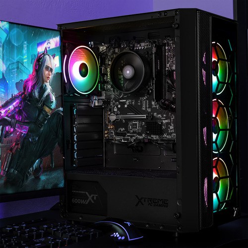 Xtreme Pc Gaming Amd Radeon 740m Ryzen 5 8500g 16gb Ddr5 Ssd 500gb Wifi Black