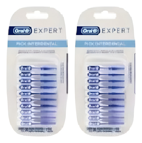 2pack Cepillos Interdentales Oral-b Expert Cónicos 20 Pzas