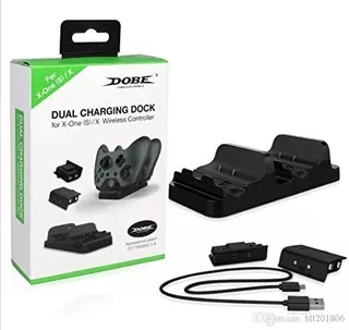 Cargador Doble Control Xbox One + 2 Baterias + Cable Usb