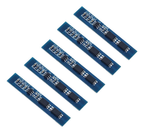 5x Carregador Bateria Litio 2s Lipo 7a Proteção Carga Bms Nf