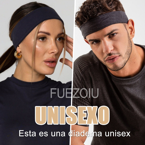 T 16pz Banda Deportiva Cabeza Elástica Diadema Tela Moda