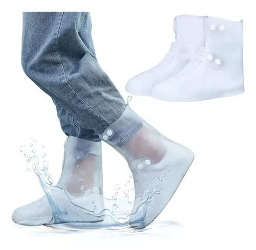 Protector Silicon Impermeable Cubre Tenis Zapato Lluvia Tamaño : L -  ELE-GATE