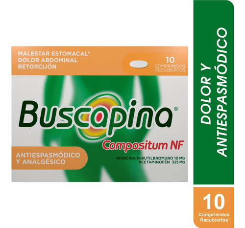 Buscapina Compostium Nf 10/325mg X 10 Comprimidos