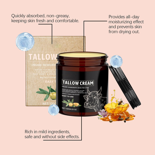 120g/ Evil Goods Crema Original, Beef Tallow For Skin, Beef