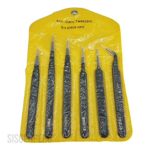 Imagen 2 de 6 de Kit De Pinzas Precision (6 Piezas)