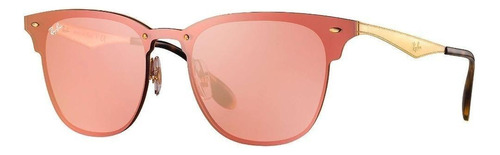 Ray-ban Rb3576n 043/e4 Clubmaster Blaze Rosa Dorado