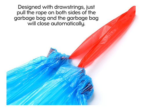 Bolsas De Basura De Colores Con Cordón: Portátiles, Con Cier