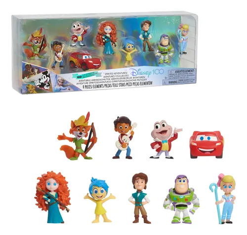Figure Set Just Play Disney 100 Years Of Spirited Adventures