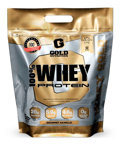 Imagen 1 de 4 de Whey Protein  100%  5lbs  Gold Nutrition. Outlet