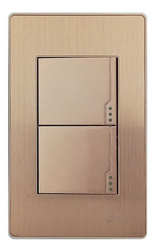 Interruptor Doble Serie Ottone Bari