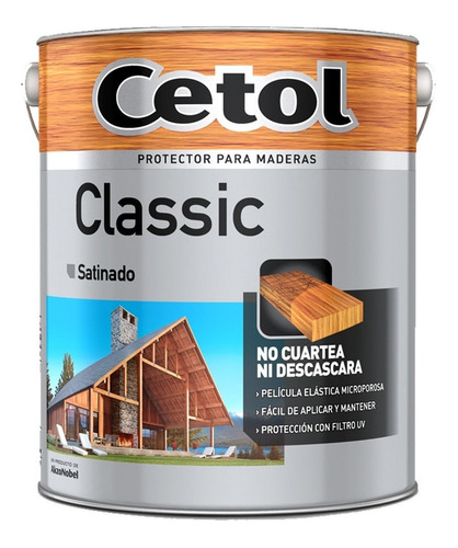 Cetol Classic Satinado 4l Protector Exterior Madera Pintumm