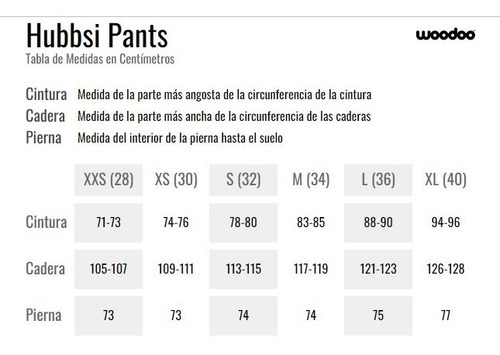 Pantalon Woodoo Hubbsi - Negro