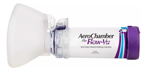 Aerocámara Aerochamber Silfab Adultos Máscara Chica Flow Vu