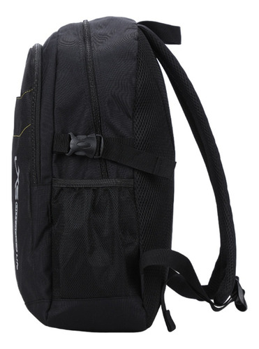 Mochila Porta Notebook 15.6 Urbana Camping Ejecutiva Escolar Color Negro Diseño De La Tela Liso