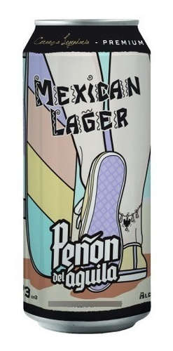 Imagen 1 de 1 de Peñon Del Aguila Mexican Lager Six Pack- Lata X 473 Ml 