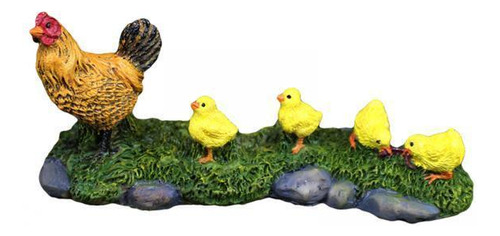 6 Paquete De 5-6 Lindas Estatuas De Jardín 10cmx3cmx4.5cm