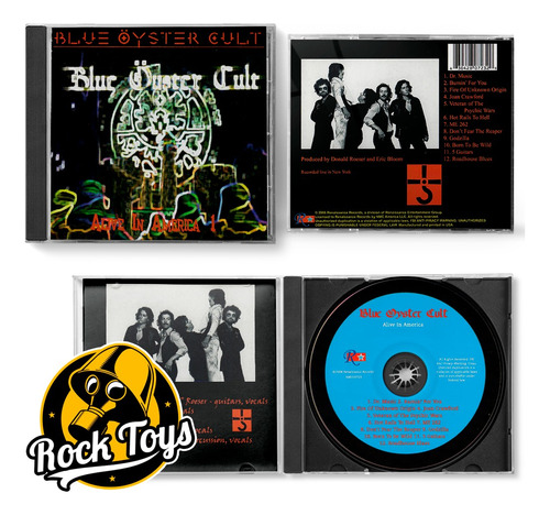Blue Oyster Cult - Alive In America Vol.1 2006 Cd Vers. Usa (Reacondicionado)
