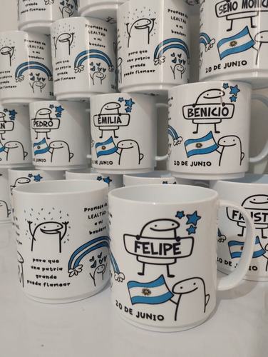 Taza Diseño Jura Promesa A La Bandera. Ideal Souvenirs 61 Un Varios Promesa A La Bandera