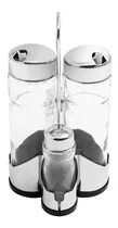 Comprar Set X4 Salero Pimentero Aceitero Y Vinagrero Vidrio C\u002Fbase 