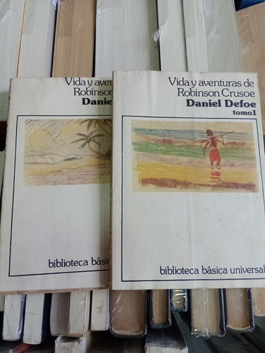 Vida Y Aventuras De Robinson Crusoe - Defoe - Dos Tomos
