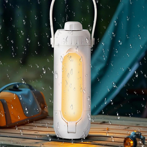 Lámpara Led Plegable De Tres Hojas Y Luz Ambiental 4 Modos