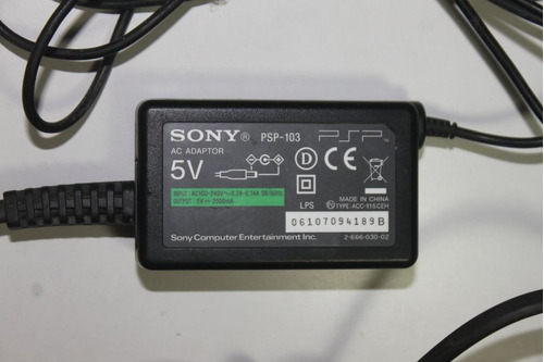 Oficial Sony Playstation Portable Psp Model Psp-103 Adapter