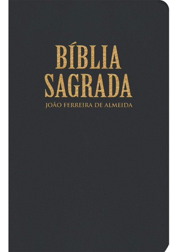 Bíblia Revista E Corrigida Extra Gigante - Capa Luxo Preta