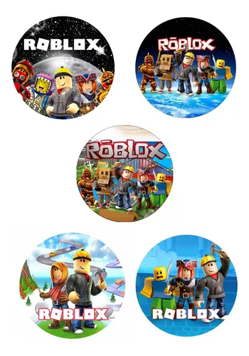 Etiqueta Personalizada Roblox - Fazendo a Nossa Festa