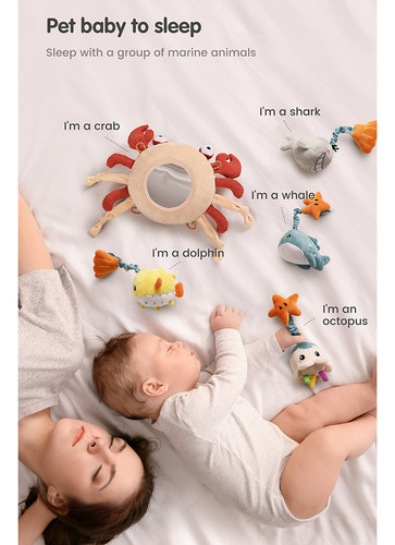 Brinquedo De Pelúcia Para Bebês Recém-nascidos Mobile Toddle