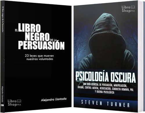 Libro Negro De La Persuasión + Psicología Oscura 2 Libros