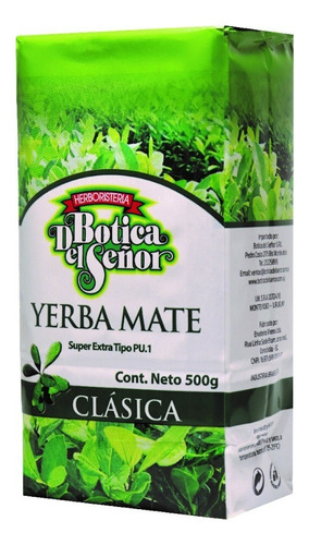 Yerba Mate Clásica 500g Botica Del Señor