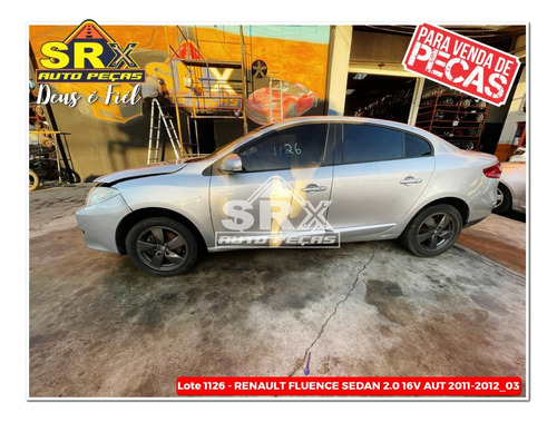 Sucata Para Retirada De Peças Renault Fluence 2.0 2011/2012