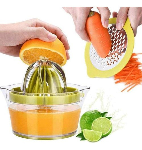 Espremedor De Frutas 4 Em 1 - 14,5x8cm