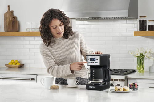 Cafetera De Goteo Programable Digital De 12 Tazas Gourmia