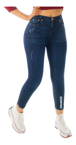 Jeans Levanta Pompi Stretch Acuerpado Michaelo Jeans Ref6526