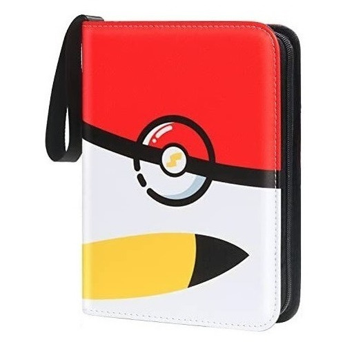 Álbum Pokémon Tcg Con Cierre - Capacidad 400 Cartas Tarjetas