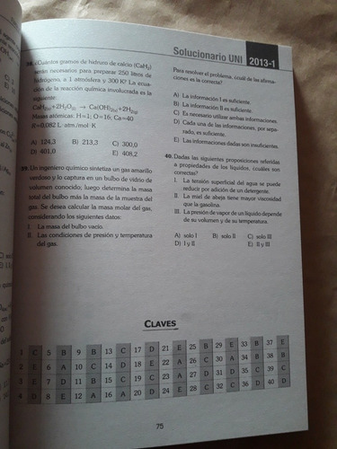 Imagen 6 de 10 de Solucionario Admision Uni Fisica Y Quimica Lumbreras
