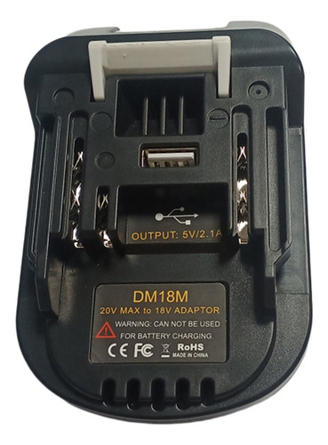 Adaptador De Batería Dm18m 18v A 20v Li-ion Para La