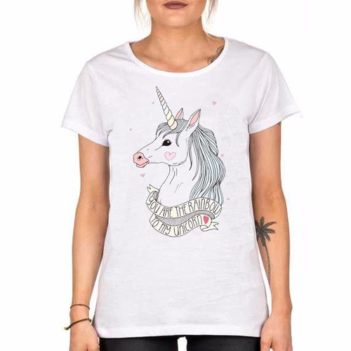 Remera De Mujer You Are The Rainbow Of My Unicorn Arcoiris